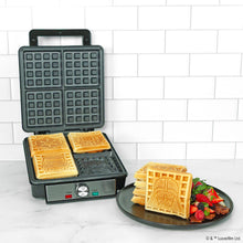 Uncanny Brands SW Darth Vader Storm Trooper Deluxe Waffler