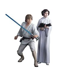 Luke Skywalker & Princess Leia 1/10 Model Kit