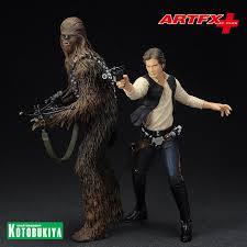 Han Solo & Chewbacca 1/10 Scale Model Kit