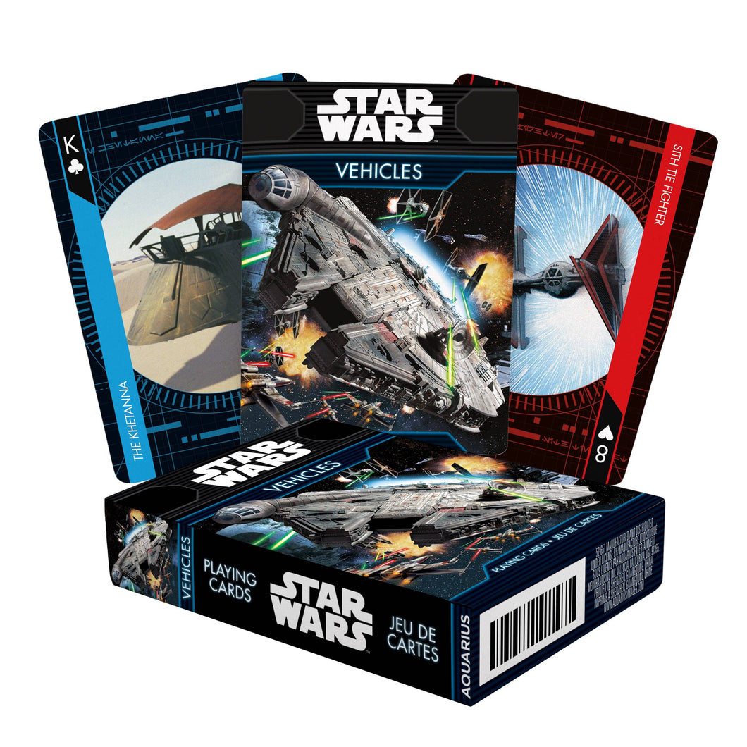 Star Wars Vehicles Playing Cards