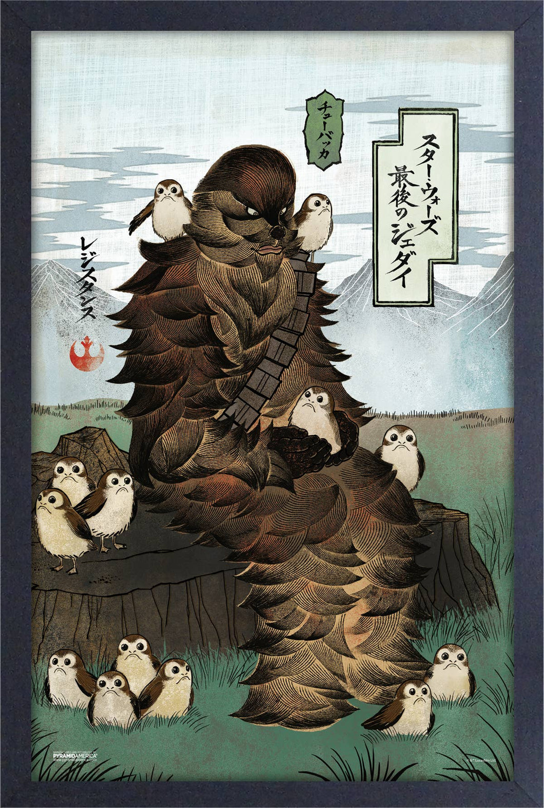 Japanese Chewy Framed Print
