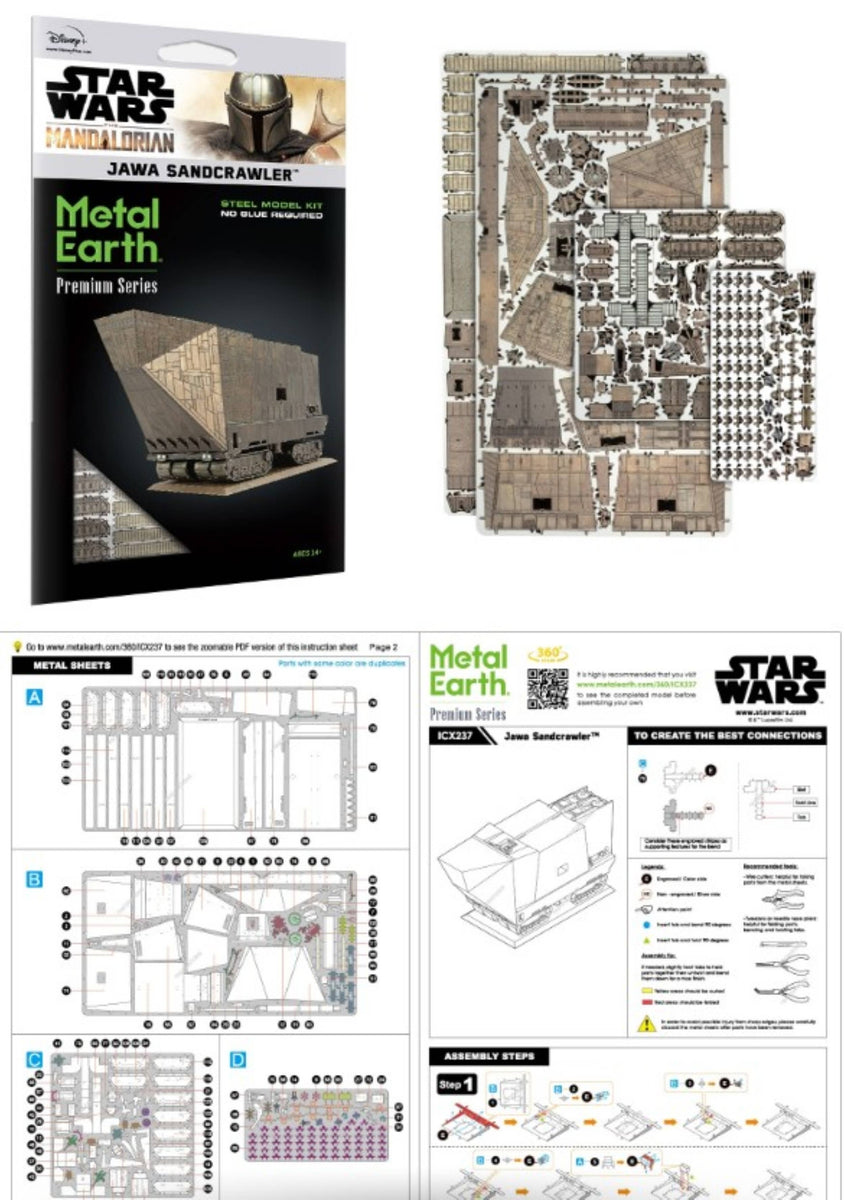 Premium Series - Jawa Sandcrawler StarWars Metal Earth – Holocron Toy Store