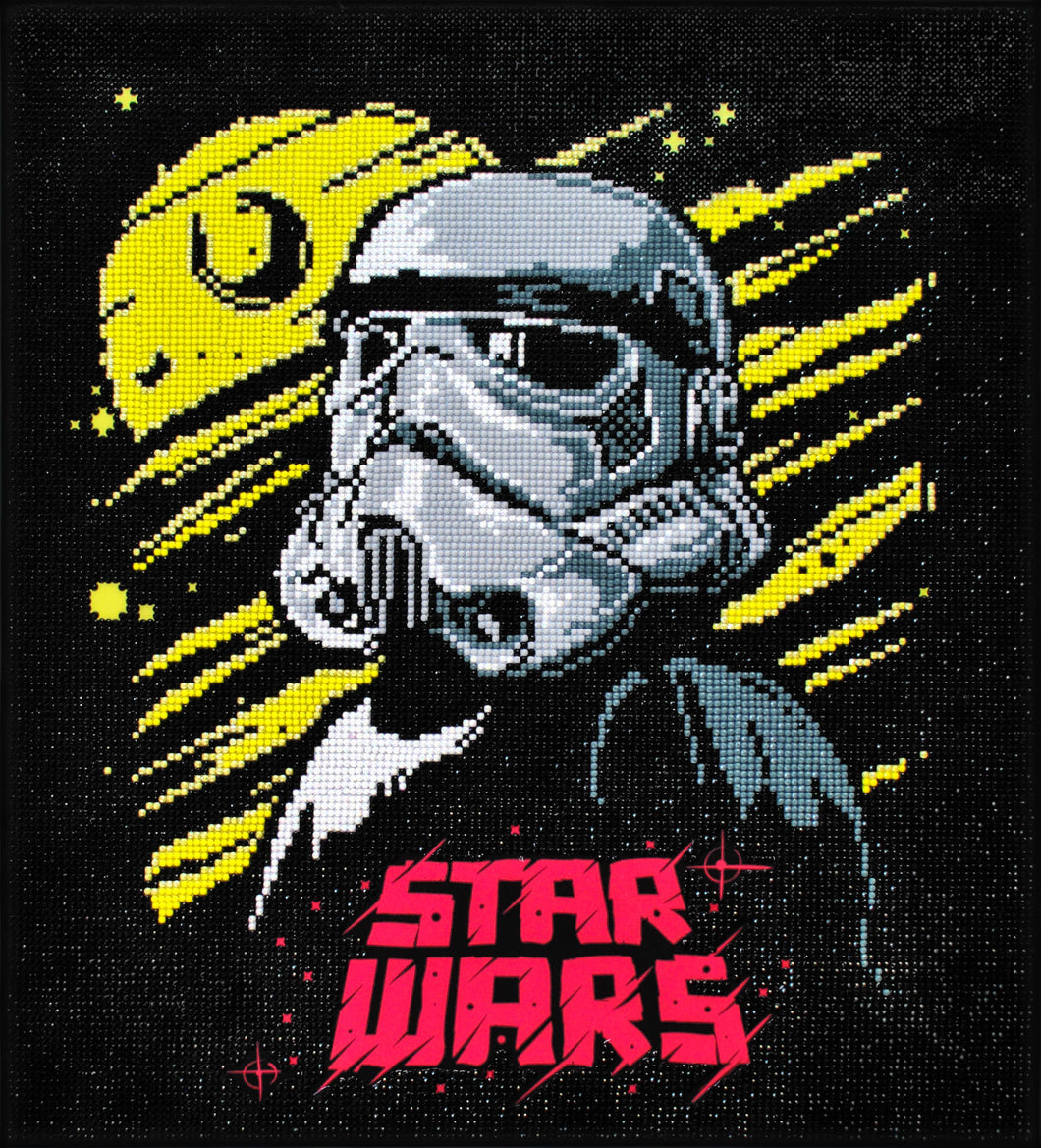 Star Wars Trooper Bold and Graphic Diamond Painting Kit