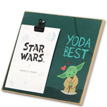 Disney Star Wars Yoda Best Wood Photo Clip Frame