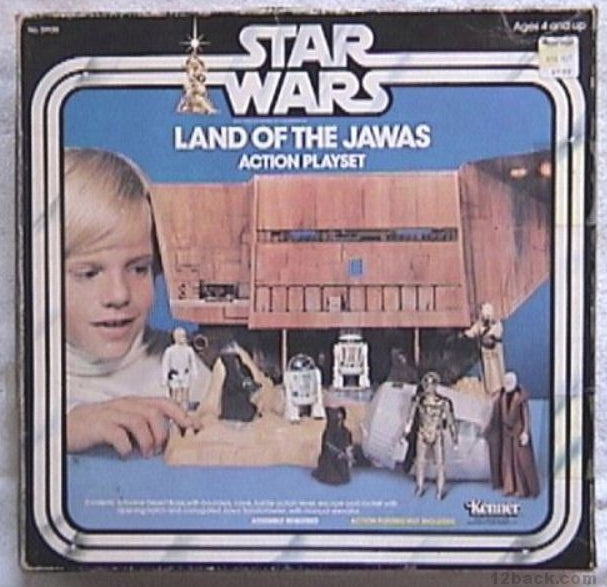 Vintage Land of the Jawas Playset Complete with PoP and instructions