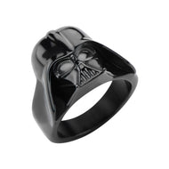 Darth Vader Black Plated Ring