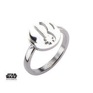 Jedi Symbol Cut-Out Petite Ring