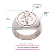Mandalorian Symbol Ring Mythosaur
