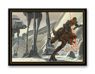 Star Wars - Concept Art At - At Flat Magnet (2.5" x 3.5")