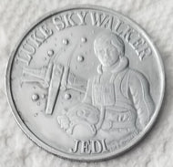 Luke Skywalker X-Wing Pilot POTF coin