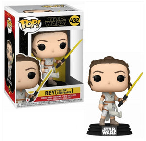 Pop 432 Rey with Yellow Saber TROS