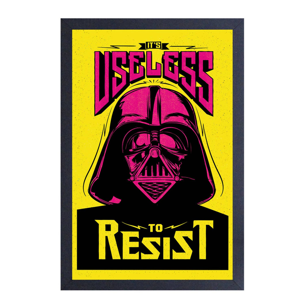 Star Wars - Useless to Resist-Pop Framed Print