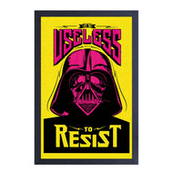 Star Wars - Useless to Resist-Pop Framed Print