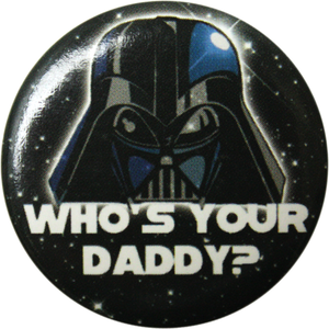 Pin-on Button - 1.25 Inch - Star Wars - Darth Vader