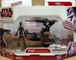 Stap with Battle Droid TCW, TRU Excl