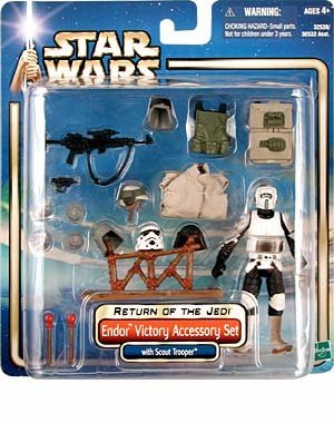 Endor Victory Accessory Set w Scout Trooper 2002