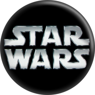 Pin-on Button - 1.5 Inch - Star Wars - Logo
