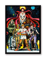 Star Wars - Retro Comic Poster Flat Magnet (2.5" x 3.5")