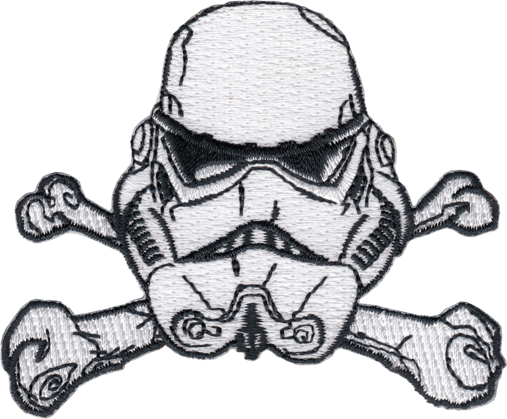 Patch - Star Wars - Stormtrooper Helmet And Crossbones
