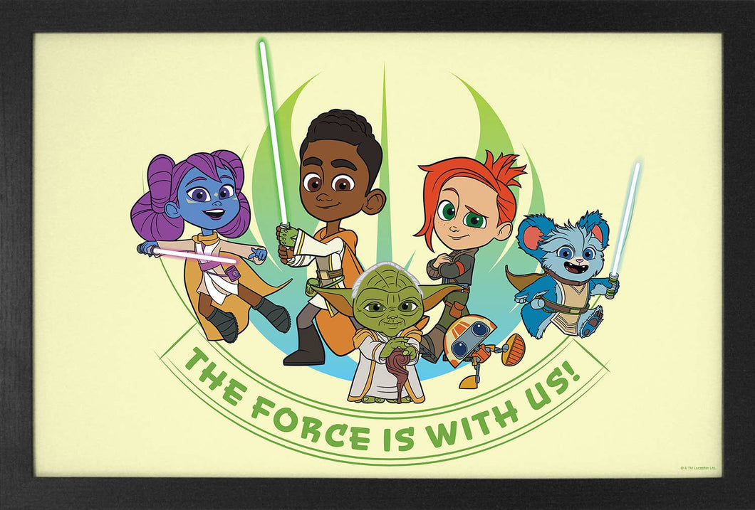 Star Wars - Young Jedi - Force Is With Us Framed Print