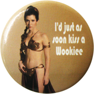 Pin-on Button - 1.25 Inch - Star Wars - Princess Leia