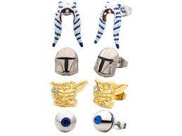 Mandalorian 4pk Earrings Set