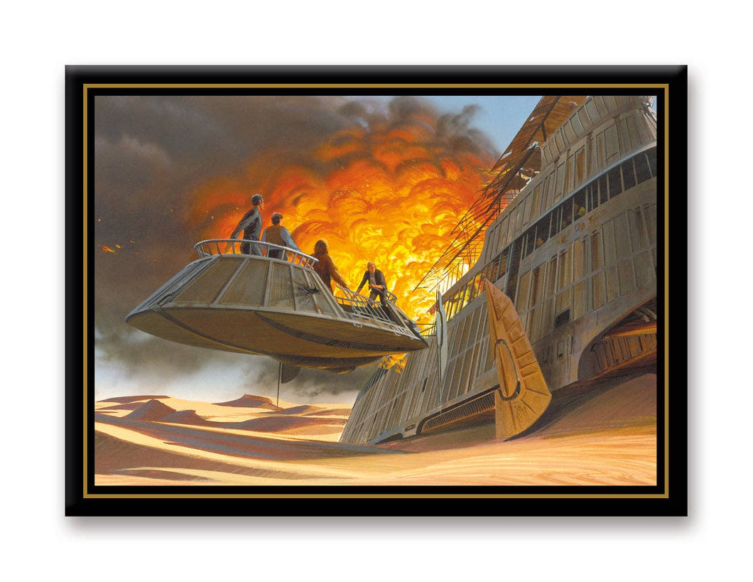 Star Wars - Concept Art Sail Barge Flat Magnet (2.5