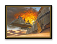 Star Wars - Concept Art Sail Barge Flat Magnet (2.5" x 3.5")