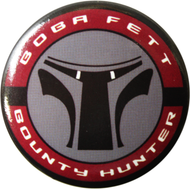 Pin-on Button - 1.5 Inch - Star Wars - Boba Fett
