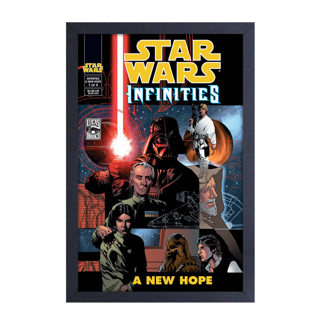 Star Wars - Comic Cover- Infinities-New Hope Framed Print