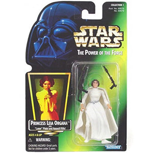 Princess Leia with laser pistol and assault rifle POTF 1995