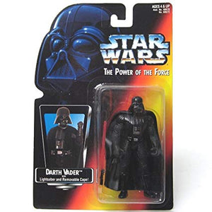 Darth Vader with removable cape and lightsaber POTF