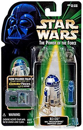 R2-D2 w Holographic Princess Leia POTF