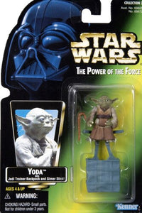 Yoda with Jedi Trainer Backpack & Gimer Stick POTF