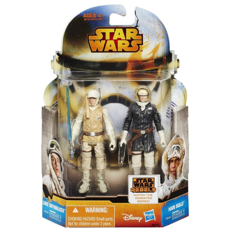 Luke Skywalker Hoth & Han Solo Hoth MS15 Rebels 2014