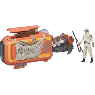 Rey's Speeder (Jakku) w Rey TFA 2015