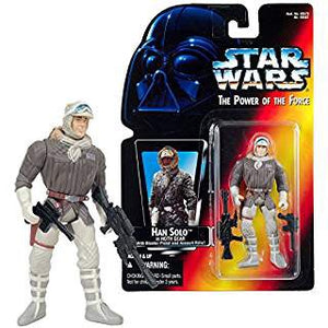 Han Solo in Hoth Gear with blaster pistol assault rifle POTF 1995
