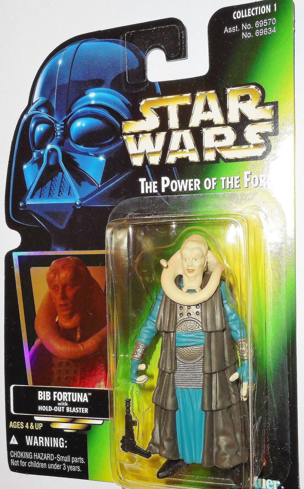 Bib Fortuna with Hold-Out Blaster POTF 1997
