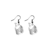 Boba Fett Helmet Dangle Earrings