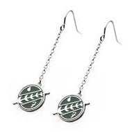 Boba Fett Insignia Dangle Earrings