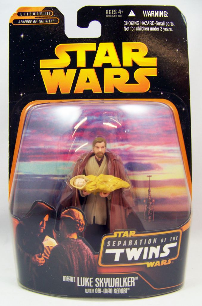Infant Luke Skywalker with Obi-Wan Kenobi Separation of the Twins 2005