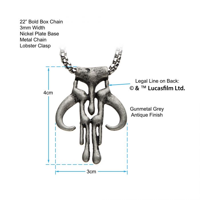 Mandalorian Mythosaur Necklace